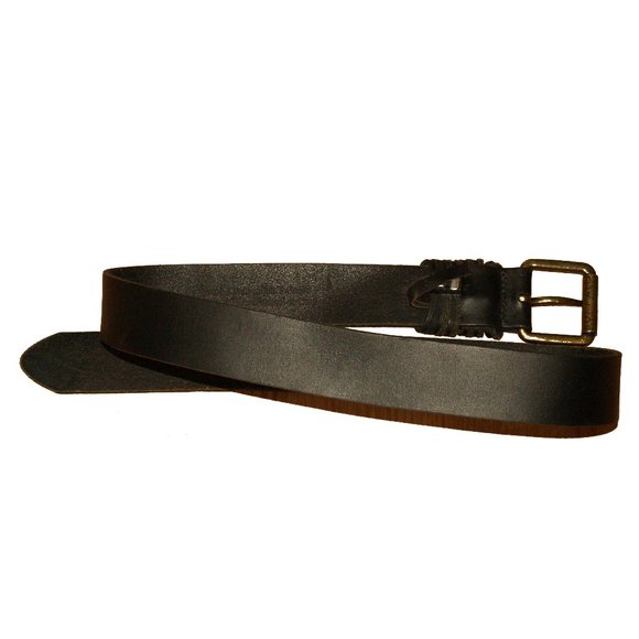 Vintage BUFFALO DAVID BITTON Black Leather Belt, Size M, CA17311 - Picture 6 of 9